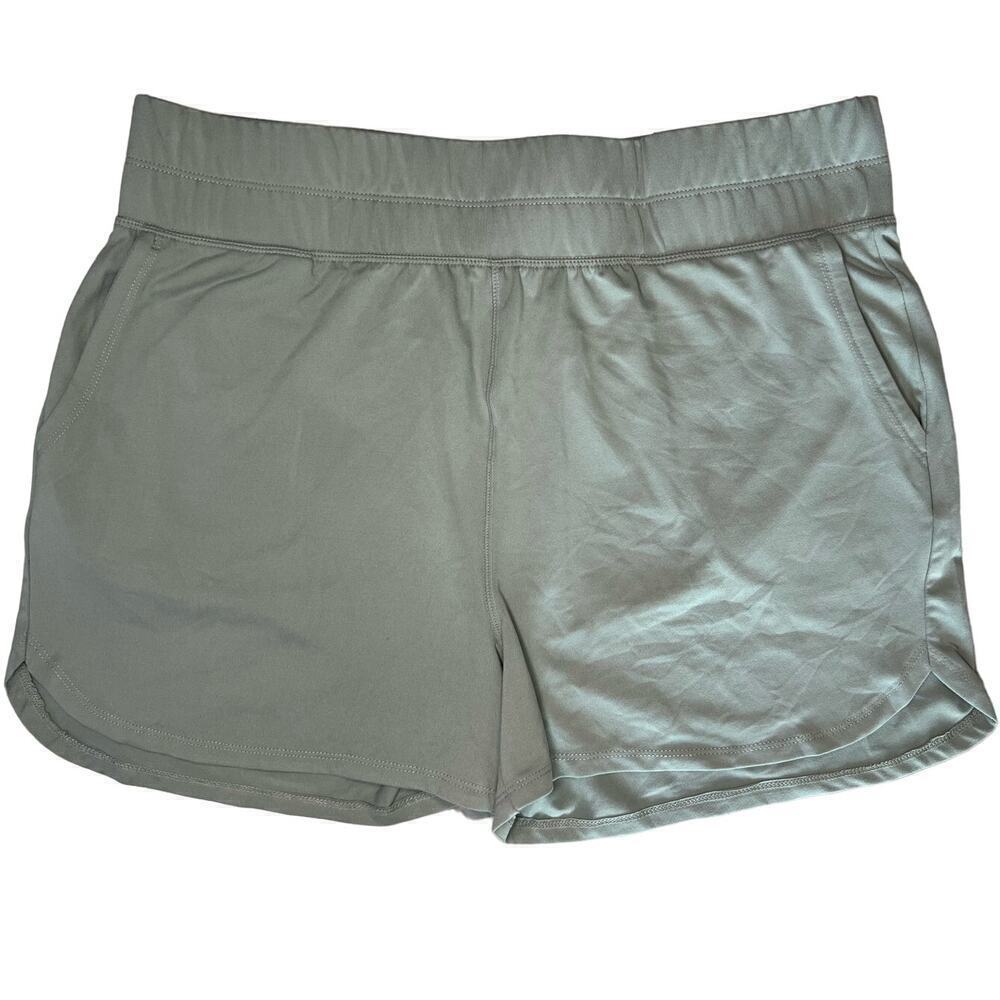 NWT Wildflower Boutique, Jewel Elastic Waist Short Sage size Large Athletic